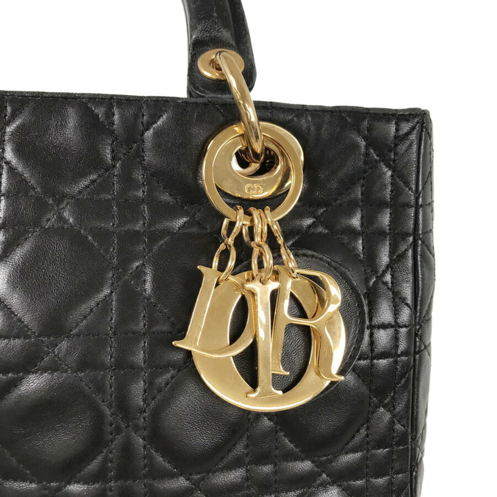 Dior Lady Leather Handbag - Picture 7 of 8